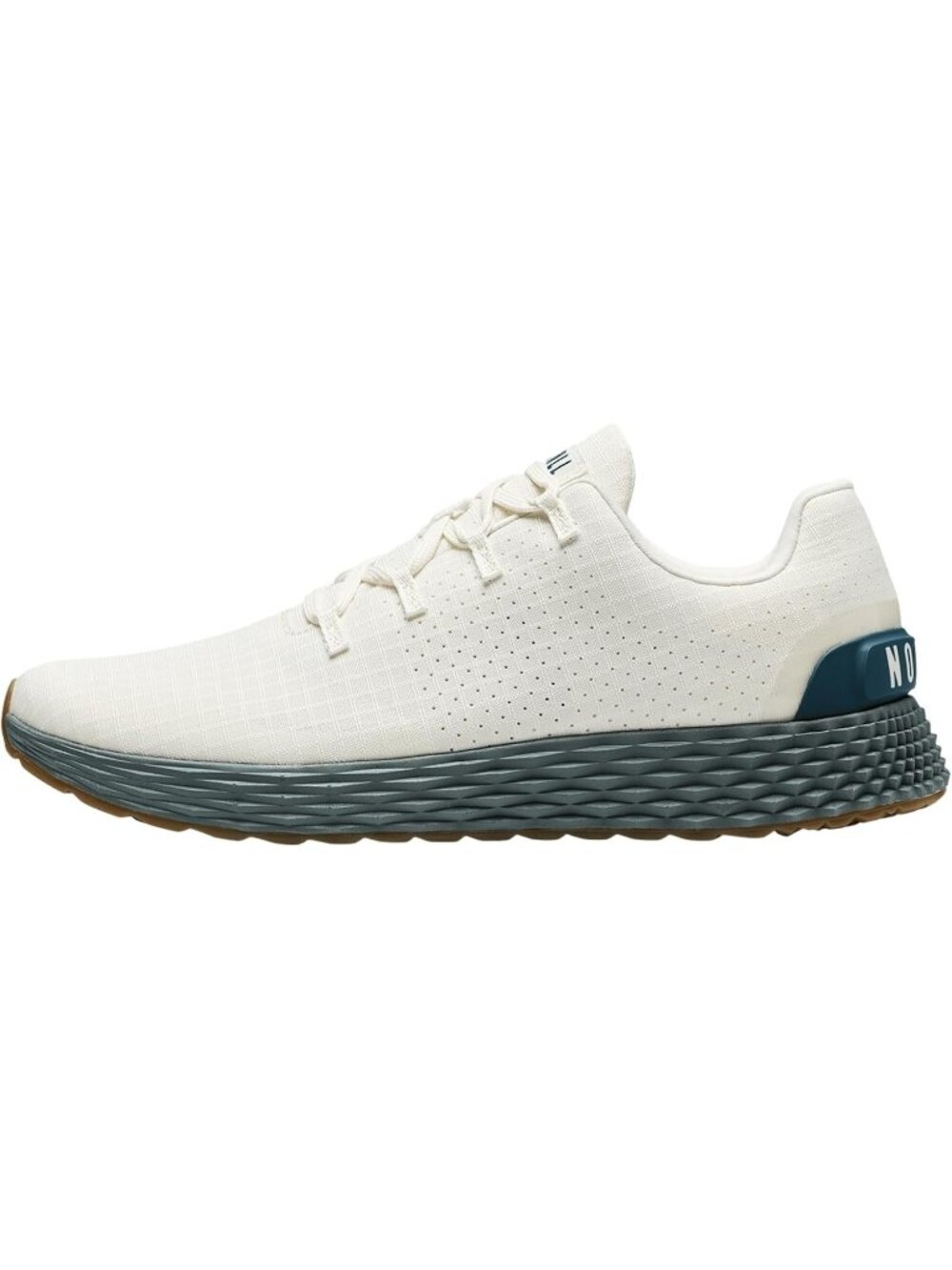 Nobull Men's White Storm Round Toe Allday 365 Ripstop Athletic Sneakers Shoes